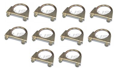 10 x HJS Auspuffschelle Bügelschelle Ø50mm