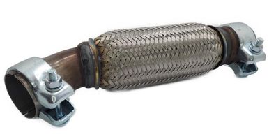 Flexrohr Reparaturrohr mit Schellen für Polo Fabia Ibiza 1.2