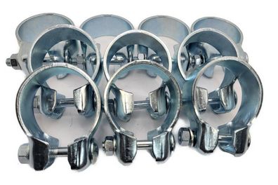10x HJS Breitbandschelle Auspuffschelle Ø55mm VAG