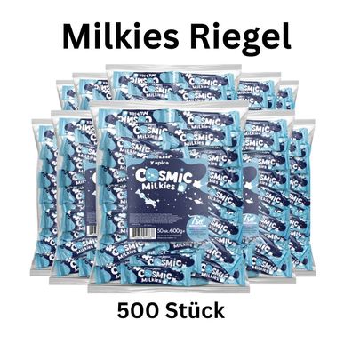 500 Milkies Riegel Milch Snack Wurfmaterial Großpackung Kamelle