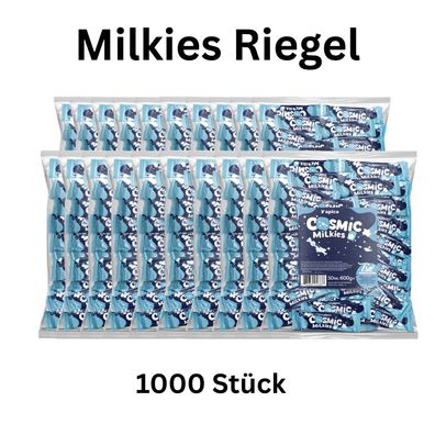 1000 Milkies Riegel Milch Snack Wurfmaterial Großpackung Kamelle