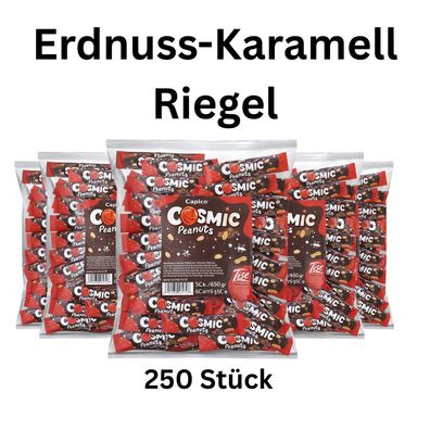 250 Erdnuss Karamell Riegel Wurfmaterial Snack