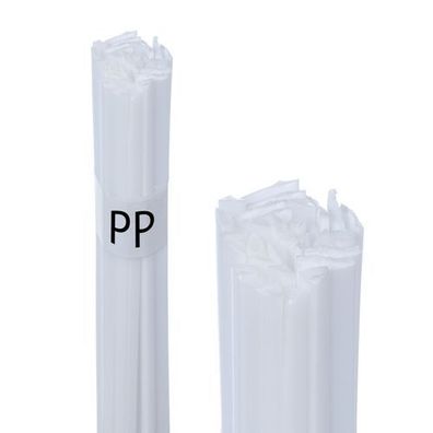 Rosfix Kunststoff-Schweißdraht PP Weiß 50g – 260–330°C | 42 cm Mixform