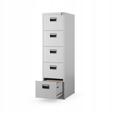 Hängeregistraturschrank Hängemappenschrank Hängeregisterschrank 162 x 46 x 62 cm Grau