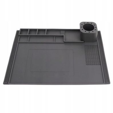 FixZone Silikonmatte ProSilica ESD – 40x30 cm, 500°C, 120 Fächer, antistatisch