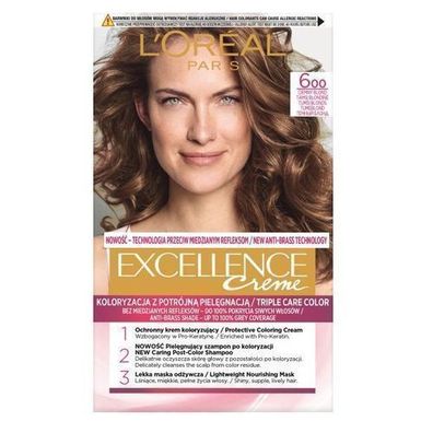 L'Oreal Paris Excellence Creme Haarfarbe 600 Dunkelblond 1x48ml
