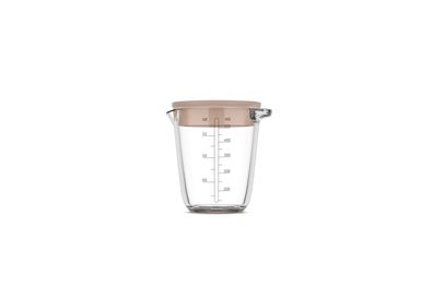 Mepal Chef it Messbecher glas messbecher chef it 500 ml mit deckel - chalk 124 x
