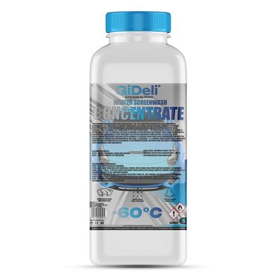 Scheibenfrostschutz Konzentrat -60°C 1L Winter Wischwasser Reiniger Auto GiDeli