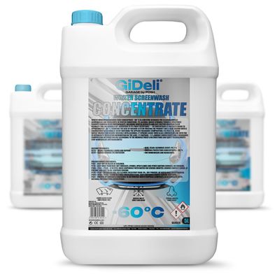 Scheibenfrostschutz Konzentrat -60°C 15L Winter Wischwasser Reiniger Auto GiDeli