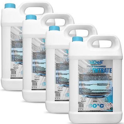 Scheibenfrostschutz Konzentrat -60°C 20L Winter Wischwasser Reiniger Auto GiDeli