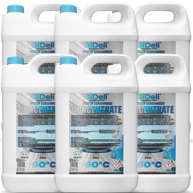 Scheibenfrostschutz Konzentrat -60°C 30L Winter Wischwasser Reiniger Auto GiDeli