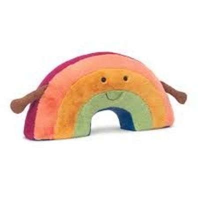 Jellycat Regenbogen 17cm Kuscheltier Spielzeug Plüschtier weich Geschenk