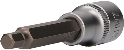 Brilliant Tools 1/2" Innensechskant Bit-Stecknuss, 100 mm lang, 7 mm