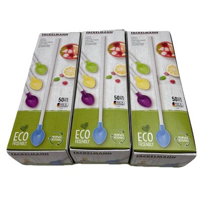 Fackelmann Trinklöffel 2 in 1, 22 cm. 150 Stück. Kunststoff