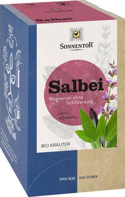 3x Sonnentor Salbei, Doppelkammerbeutel 18g