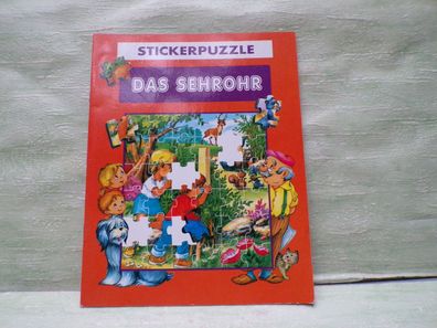 Papierfreund Heft Stickerpuzzle Das Sehrohr Bastel-Bilderbuch Pestalozzi 90er Jahre