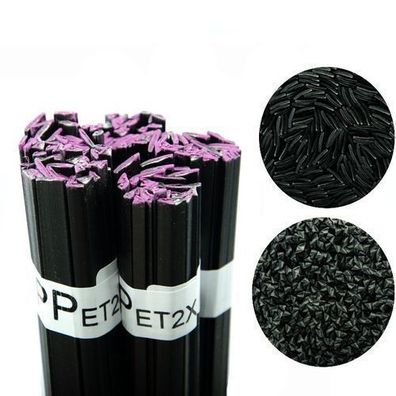 Rosfix Kunststoff-Schweißdraht PP+T2X Schwarz – 100g | 42?cm, 260–330?°C