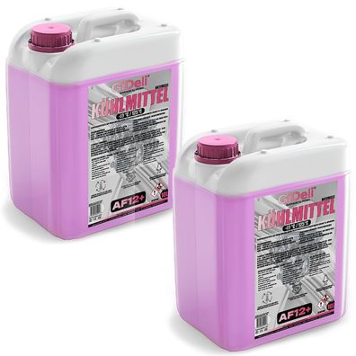 Kühlerfrostschutz Rot 20L AF12+ Kühlmittel -40°C Auto Gebrauchsfertig GiDeli