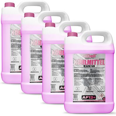 Kühlerfrostschutz Rot 20L AF12+ Kühlmittel -40°C Auto Gebrauchsfertig GiDeli