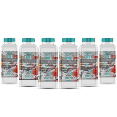 Scheibenfrostschutz -22°C 6L Winter Wischwasser Auto Gebrauchsfertig GiDeli