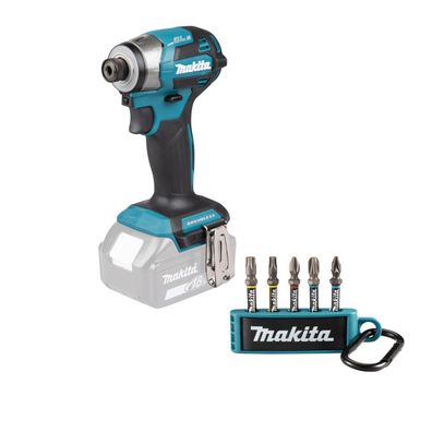Makita Akku-Schlagschrauber DTD173Z 18V + Bit-Set Torsion 5-tlg. E-13568