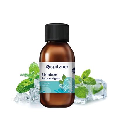 Spitzner Saunaaufguss Eisminze 125 ml Wellness Sauna Aufguss Wellnessaufguss