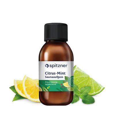 Spitzner Saunaaufguss Citrus-Mint 125 ml Wellness Sauna Aufguss Wellnessaufguss