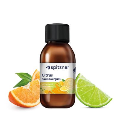 Spitzner Saunaaufguss Citrus 125 ml Wellness Sauna Aufguss Wellnessaufguss