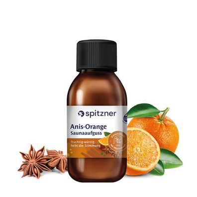 Spitzner Saunaaufguss Anis-Orange 125 ml Wellness Sauna Aufguss Wellnessaufguss