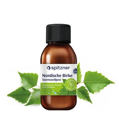Spitzner Saunaaufguss Nordische Birke 125 ml Hydro Sauna Aufguss Gesundheitsaufguss