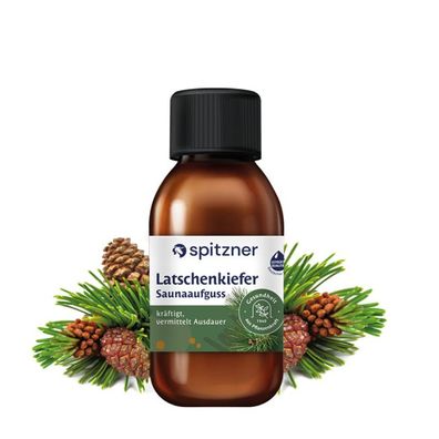 Spitzner Saunaaufguss Latschenkiefer 125 ml Hydro Sauna Aufguss Gesundheitsaufguss