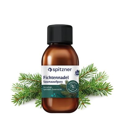 Spitzner Saunaaufguss Fichtennadel 125 ml Hydro Sauna Aufguss Gesundheitsaufguss