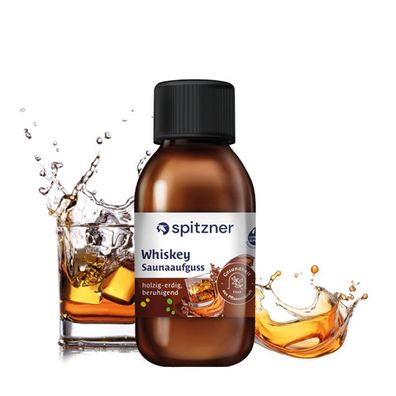 Spitzner Saunaaufguss Whiskey 125 ml Wellness Sauna Aufguss Wellnessaufguss
