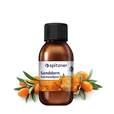Spitzner Saunaaufguss Sanddorn 125 ml Wellness Sauna Aufguss Wellnessaufguss