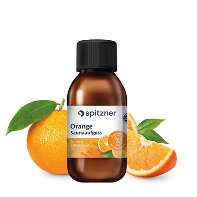 Spitzner Saunaaufguss Orange 125 ml Wellness Sauna Aufguss Wellnessaufguss
