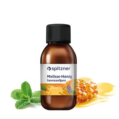 Spitzner Saunaaufguss Melisse-Honig 125 ml Wellness Sauna Aufguss Wellnessaufguss