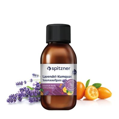 Spitzner Saunaaufguss Lavendel-Kumquat 125 ml Wellness Sauna Aufguss Wellnessaufguss