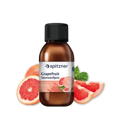 Spitzner Saunaaufguss Grapefruit 125 ml Wellness Sauna Aufguss Wellnessaufguss