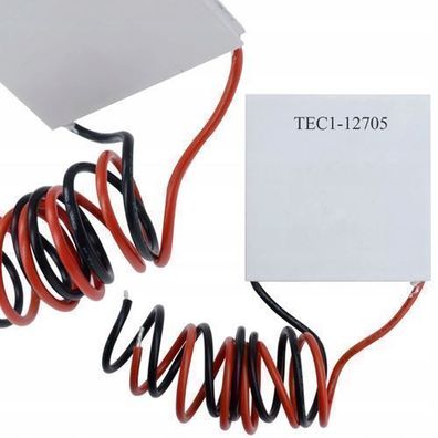 Rosfix Peltiermodul TEC1-12705 – 77W 12V | 40x40mm, 5A, 2?, -55°C bis 83°C