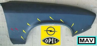 NEU + Kotflügel > Opel Manta A ( Berlinetta .2 / CR / R ] - ( 9.73-8.75 ) 1102080 MF