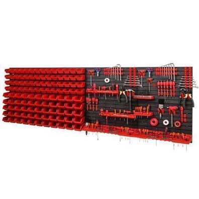 Stapelboxen Wandregal Box Sichtlagerkästen Schüttenregal Lagersystem 111 Boxen