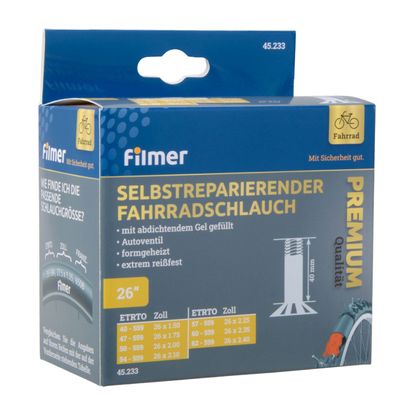 Fahrradschlauch Selbstreparierender Schlauch 26" Autoventil 40mm Fahrradzubehör