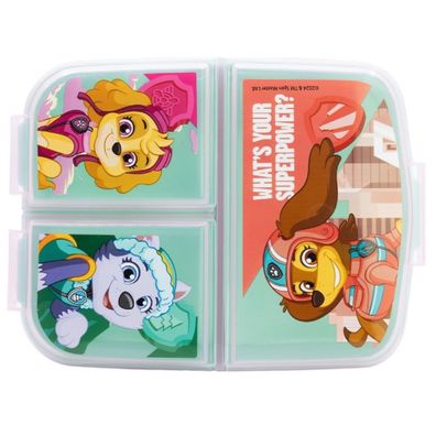 Paw Patrol Kinder Brotdose – Lunchbox mit 3 Fächern & tollem Design