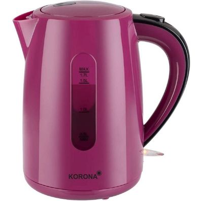 KORONA Wasserkocher 1,7 Liter mit 2200 Watt und 360° Basisstation