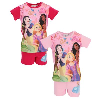 Disney Princess Shortama – Kinderpyjama & Sommer Schlafanzug aus 100% Baumwolle