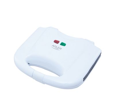 Adler AD 311 Waffeleisen für 2 Waffeln - 700W mit Antihaftplatten