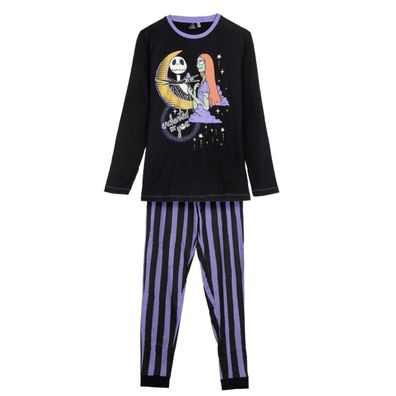 Nightmare Before Christmas Pyjama Herren – Baumwolle Schlafanzug lang