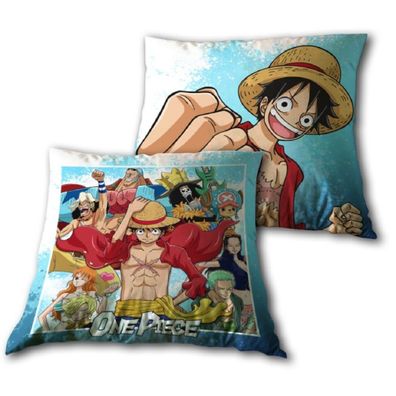 One Piece Dekokissen aus Baumwolle – Perfektes Couchkissen für Kinder & Erwachsene