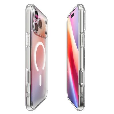Spigen Ultra Hybrid Case kompatibel mit iPhone 17 Pro Max – Weiß