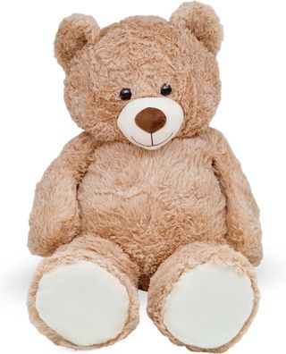 XXL Kuscheltier Teddybär Kuschelbär – Flauschiger Plüschbär, 100 cm groß